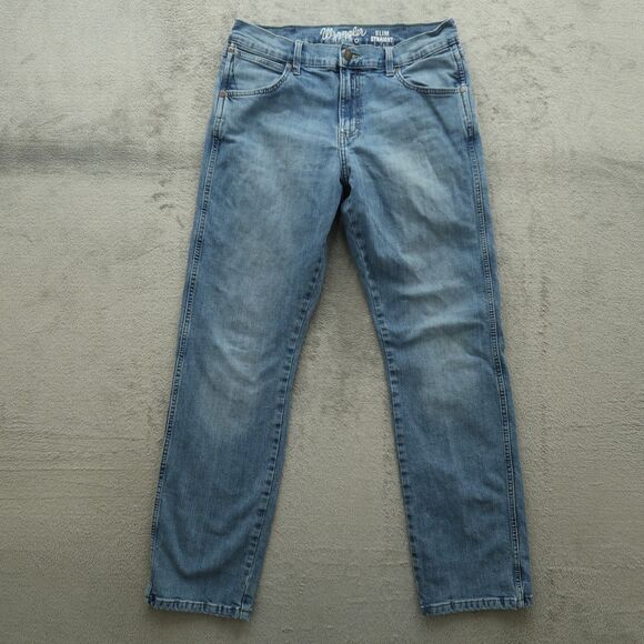 Wrangler Other - Wrangler Retro Jeans Mens Fits 30x32 (No Tag) Blue Slim Straight Stretch Denim
